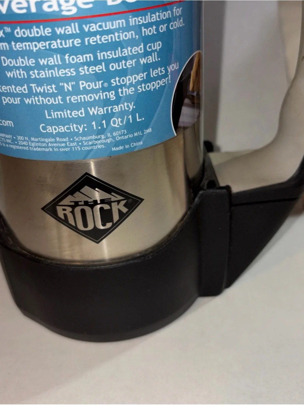 Thermos Brand “ The Rock”  Stainless Steel Beverage Bottle - brand new!